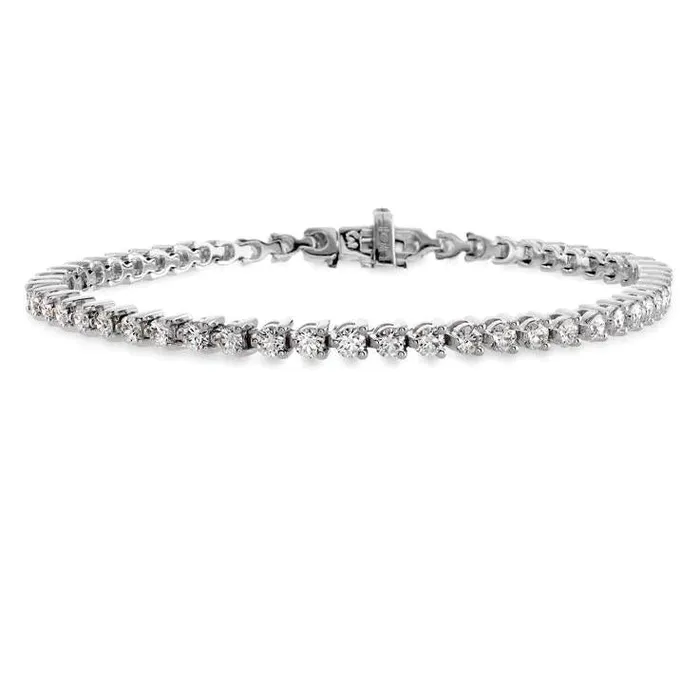 GB Bracelets VS2 Natural Earth Mined Diamonds Ladies Gold Bracelet