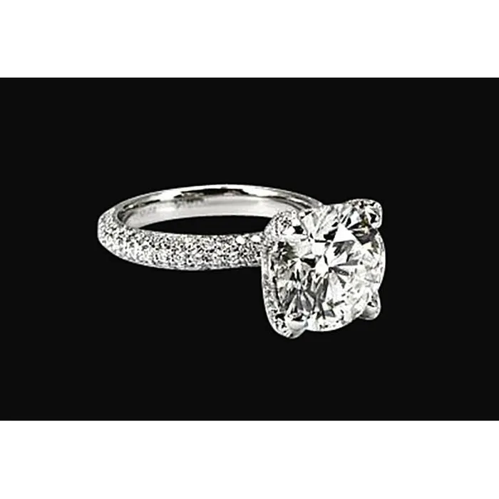 GB Rings 451 Ct Sparkling White Gold Engagement Natural Earth Mined Diamond Ring
