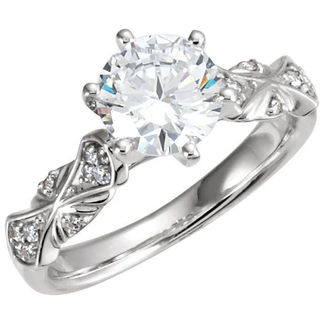 GB Rings Antique Style Natural Earth Mined Diamond Anniversary Ring 175 Carats White Gold 14K GB Rings Antique Style Natural Earth Mined Diamond Anniversary Ring 175 Carats White Gold 14K