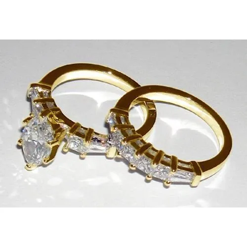 GB Rings Marquise Cut Natural Earth Mined Diamond Engagement Set 275 Carats Ring GB Rings Marquise Cut Natural Earth Mined Diamond Engagement Set 275 Carats Ring