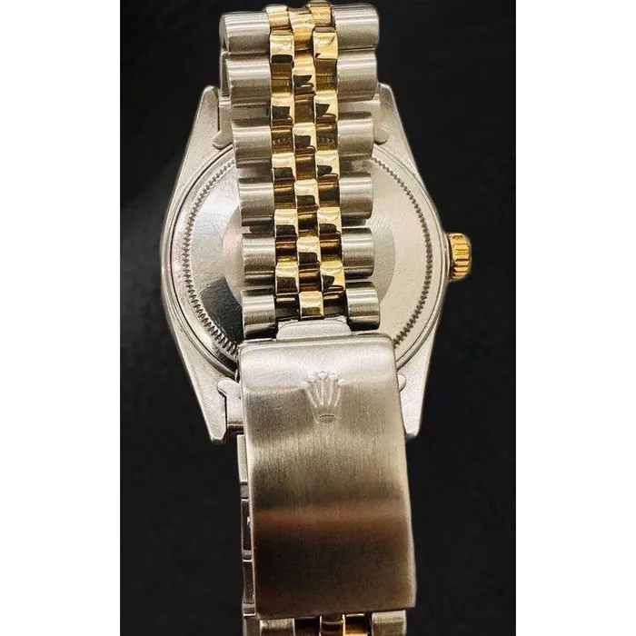 GB Rings Rolex Datejust 36 mm Champagne Stick Dial Two Tone Mens Watch GB Rings Rolex Datejust 36 mm Champagne Stick Dial Two Tone Mens Watch