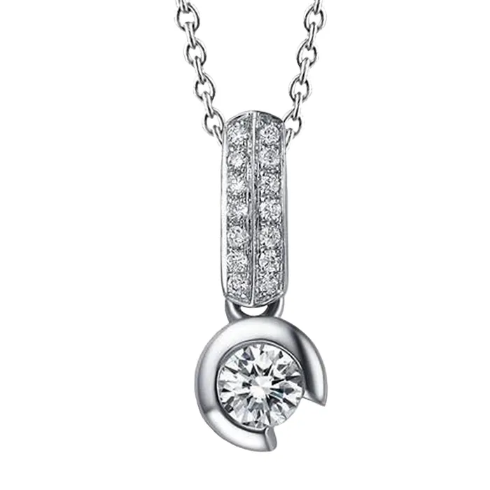 GB Sparkling Round Cut 170 Ct Natural Earth Mined Diamonds Necklace Pendant White Gold 14K Necklaces GB Sparkling Round Cut 170 Ct Natural Earth Mined Diamonds Necklace Pendant White Gold 14K Necklaces