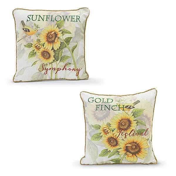 Gerson Company Necklaces Gerson Companies 16L Fabric Sunflower Design Pillow 2 Asst Gerson Company Necklaces Gerson Companies 16L Fabric Sunflower Design Pillow 2 Asst