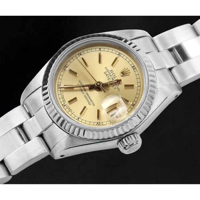 HarryChadEntcom Bracelets Rolex LadyDatejust Champagne Dial Oyster bracelet SS Watch HarryChadEntcom Bracelets Rolex LadyDatejust Champagne Dial Oyster bracelet SS Watch