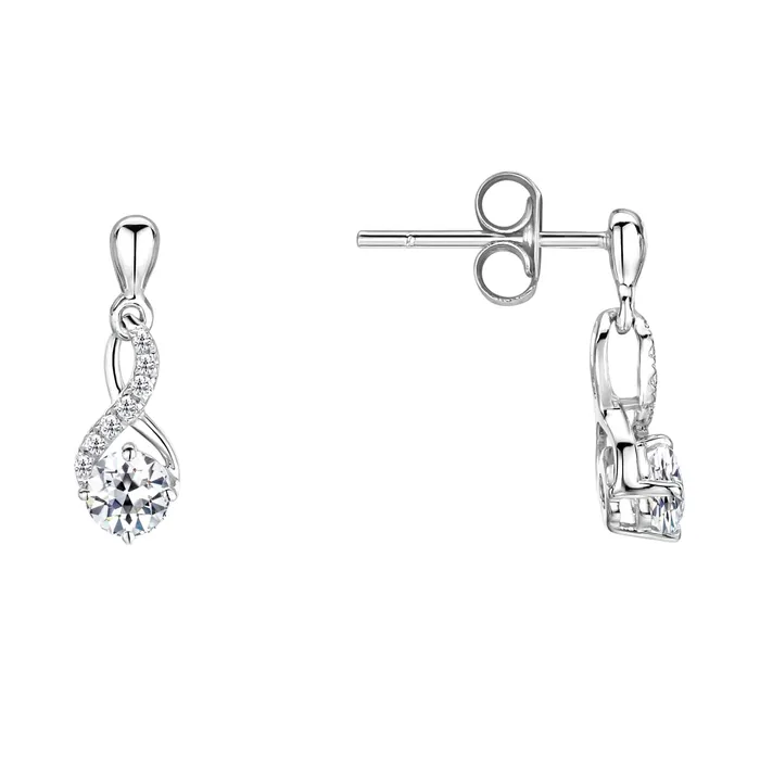 HarryChadEntcom Earrings Round Old Miner Natural Diamond Drop Earrings Infinity Style 150 Carats HarryChadEntcom Earrings Round Old Miner Natural Diamond Drop Earrings Infinity Style 150 Carats