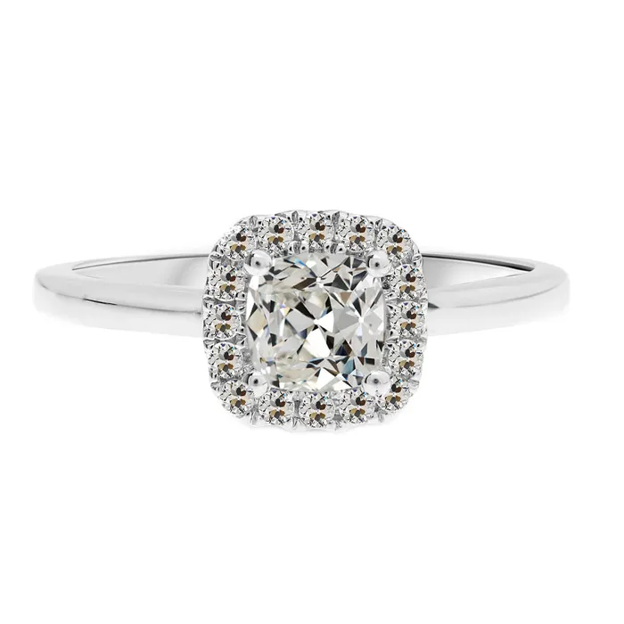 HarryChadEntcom Rings Old Miner Cushion And Round Halo Genuine Diamond Ring 4 Carats HarryChadEntcom Rings Old Miner Cushion And Round Halo Genuine Diamond Ring 4 Carats