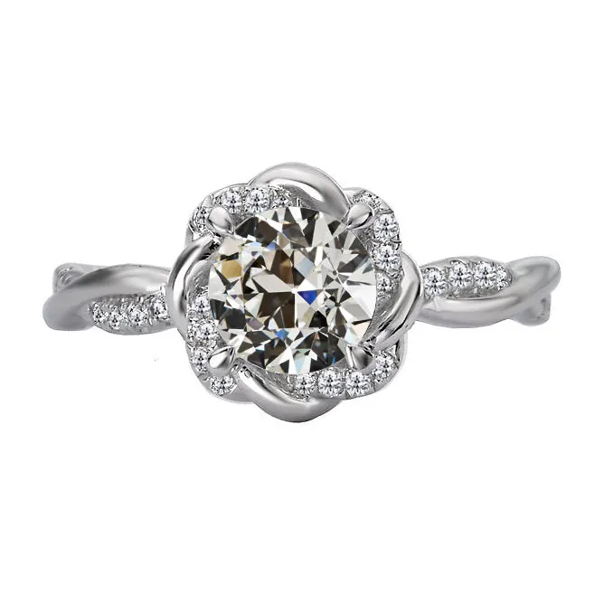 HarryChadEntcom Rings Old Miner Genuine Natural Earth Mined Diamond Ring Twisted Shank 4 Carats Gold HarryChadEntcom Rings Old Miner Genuine Natural Earth Mined Diamond Ring Twisted Shank 4 Carats Gold