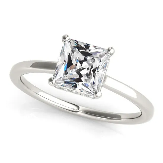 HarryChadEntcom Solitaire Ring Princess Old Miner Natural Earth Mined Diamond Tapered Shank Rings HarryChadEntcom Solitaire Ring Princess Old Miner Natural Earth Mined Diamond Tapered Shank Rings