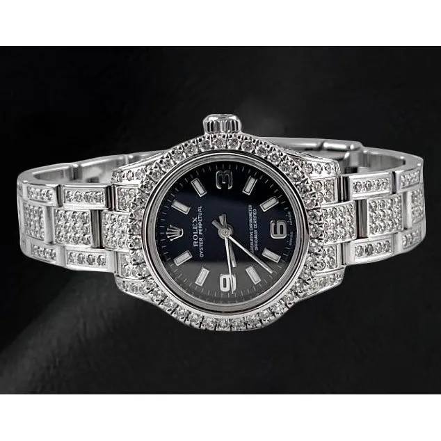 HarryChadEntcom Watches 176200 Rolex Oyster Perpetual icedout 26mm Ladies Watch HarryChadEntcom Watches 176200 Rolex Oyster Perpetual icedout 26mm Ladies Watch