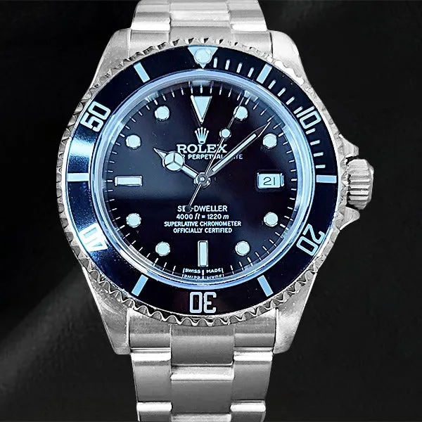 HarryChadEntcom Watches Rolex SeaDweller 16600 Ceramic Blue 40mm Stainless Steel Watch HarryChadEntcom Watches Rolex SeaDweller 16600 Ceramic Blue 40mm Stainless Steel Watch
