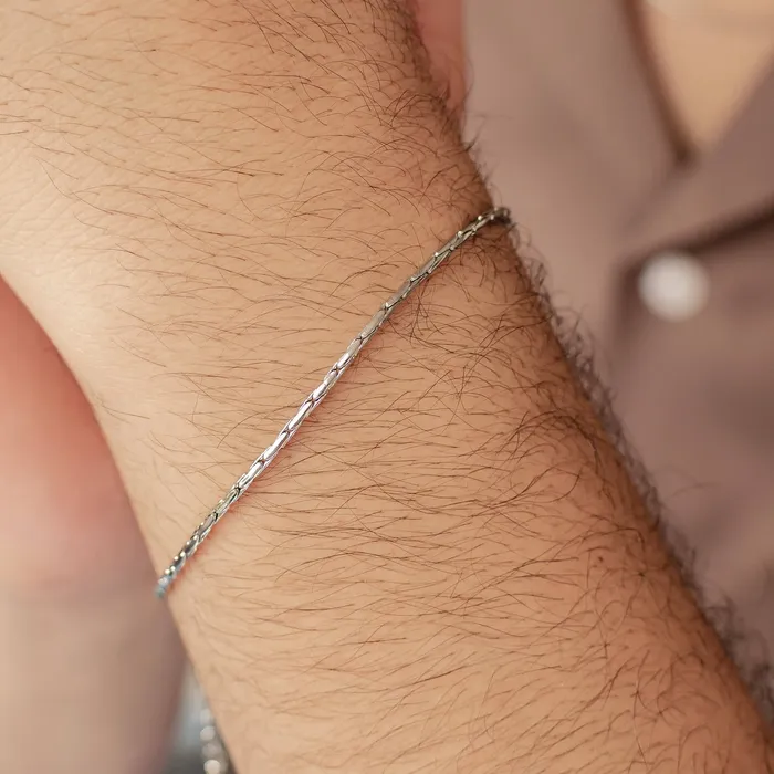 Hey Happiness Bracelets Cobra Chain Bracelet Waterproof Hey Happiness Bracelets Cobra Chain Bracelet Waterproof