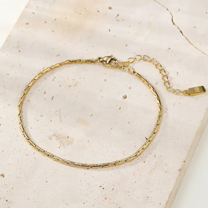 Hey Happiness Bracelets Cobra Chain Bracelet Waterproof Hey Happiness Bracelets Cobra Chain Bracelet Waterproof