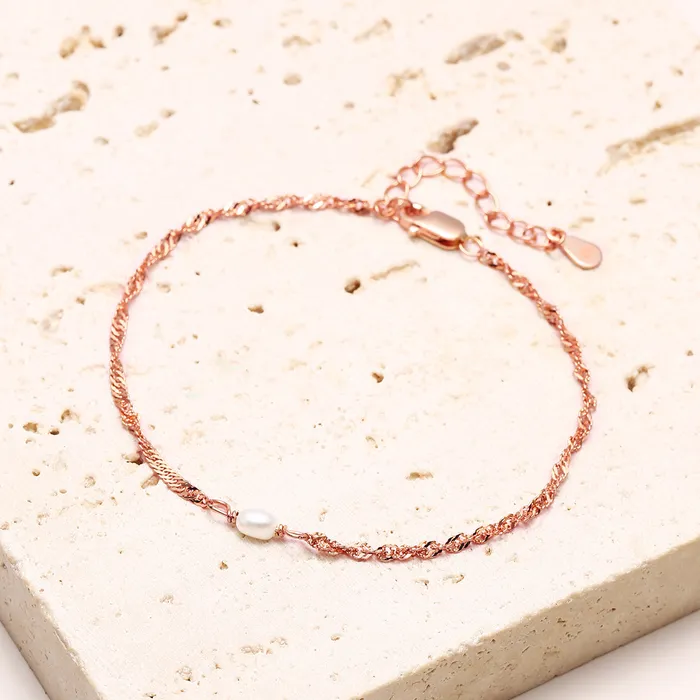 Hey Happiness Bracelets Pearl Bracelet Sterling Silver Gold Hey Happiness Bracelets Pearl Bracelet Sterling Silver Gold