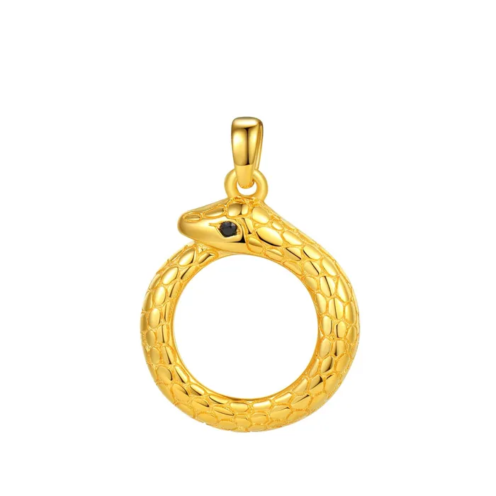Hey Happiness Necklaces Snake Ouroboros Pendant Necklace for Renewal Sterling Silver Hey Happiness Necklaces Snake Ouroboros Pendant Necklace for Renewal Sterling Silver