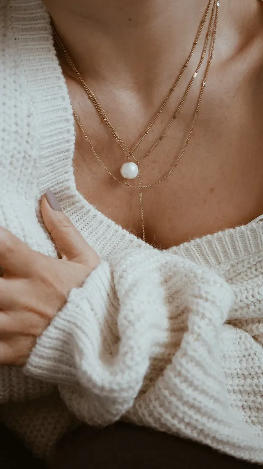 Hey Happiness Y Layered Necklace Gold Necklaces Hey Happiness Y Layered Necklace Gold Necklaces