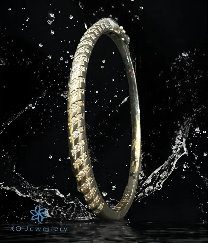 Imported Bracelets The Darius Silver Openable Bracelet