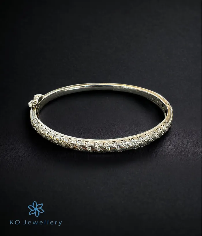 Imported Bracelets The Darius Silver Openable Bracelet