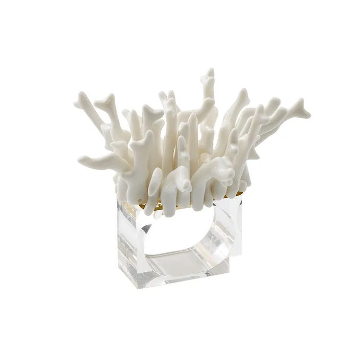Kim Seybert Rings Kim Seybert Amalfi Napkin Ring Set Of 4 Acrylic 25 x 175 x 325 Kim Seybert Rings Kim Seybert Amalfi Napkin Ring Set Of 4 Acrylic 25 x 175 x 325