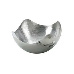 Leeber Bracelets Leeber Wave Serving Bowl 10 Silver Stainless Steel