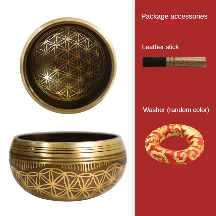 Life Changing Energy Rings 14cm Nepal Tibetan Singing Bowl FREE Mallet and Oring