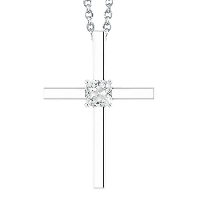 Necklaces HarryChadEntcom Cross Real Natural Earth Mined Diamond Pendant Slide Cushion Old Miner 150 Carats Necklaces HarryChadEntcom Cross Real Natural Earth Mined Diamond Pendant Slide Cushion Old Miner 150 Carats