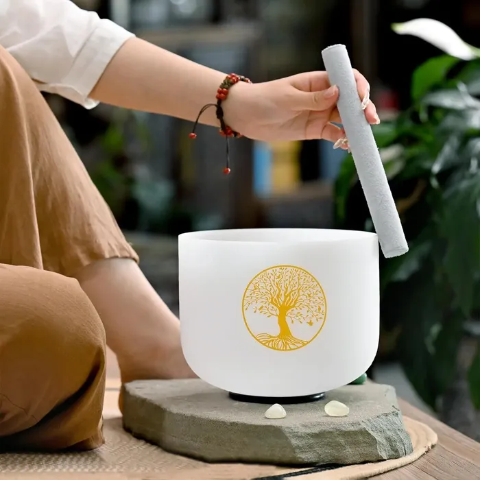 Necklaces Life Changing Energy 432HZ 8 Inch Tree of Life Crystal Singing Bowl F Note Necklaces Life Changing Energy 432HZ 8 Inch Tree of Life Crystal Singing Bowl F Note
