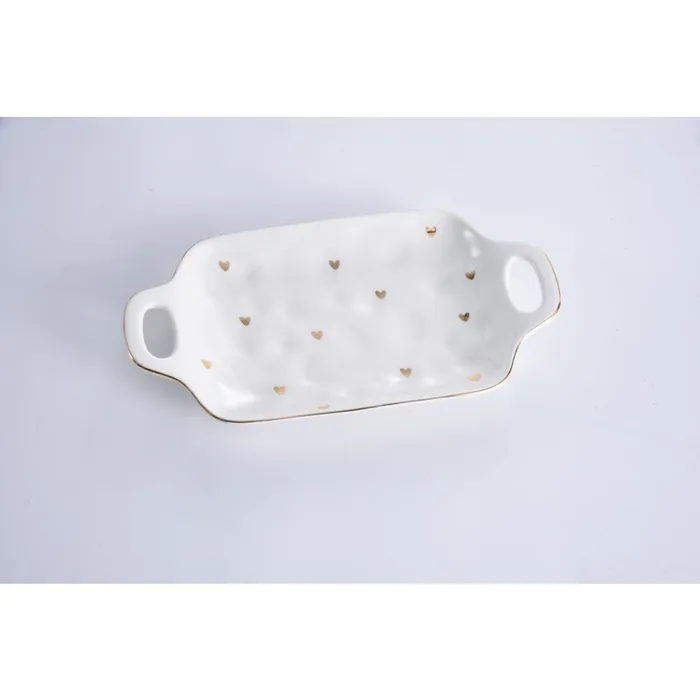 Necklaces Pampa Bay Pampa Bay Heart to Heart Tray with Handles White Porcelain 65 x 115 inches Necklaces Pampa Bay Pampa Bay Heart to Heart Tray with Handles White Porcelain 65 x 115 inches