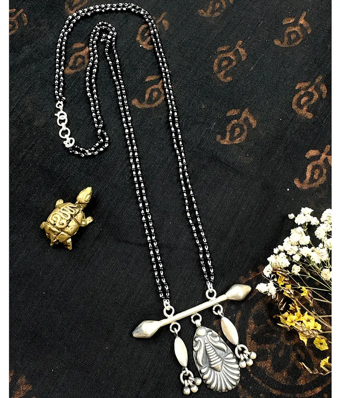 Necklaces The Silver Beads Necklace Mangalsutra Jaipur