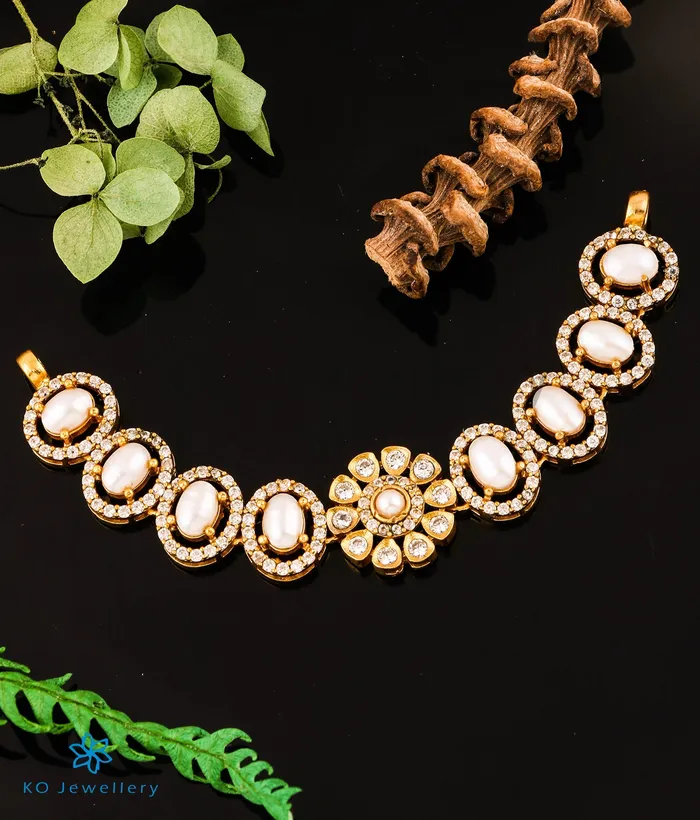 Necklaces The Victorian Silver Choker Necklace Pearl Silversmith
