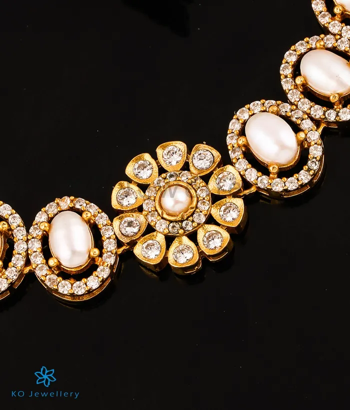 Necklaces The Victorian Silver Choker Necklace Pearl Silversmith