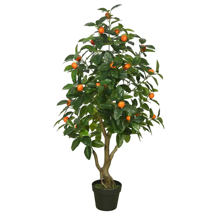 Necklaces Vickerman Vickerman 48 Artificial Green and Orange Real Touch Orange Tree Polyethylene Necklaces Vickerman Vickerman 48 Artificial Green and Orange Real Touch Orange Tree Polyethylene
