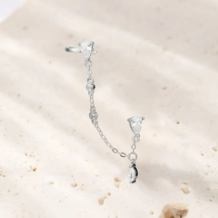 Radiant Double Stud Earring Sterling Silver Gold Hey Happiness Earrings Radiant Double Stud Earring Sterling Silver Gold Hey Happiness Earrings