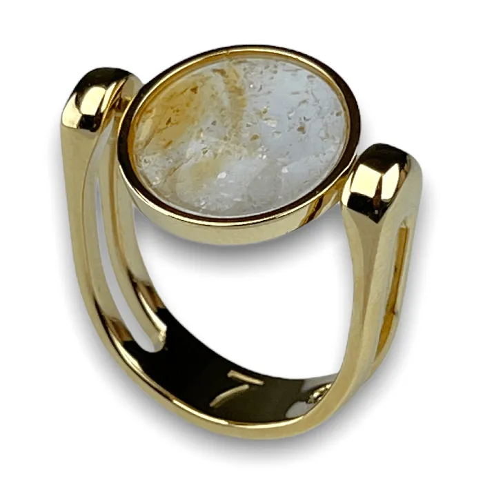 Rings Citrine Crystal Fidget Ring MyCONQUERing