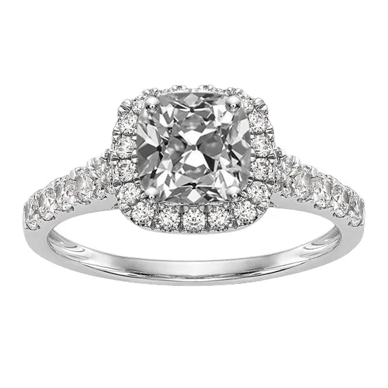 Rings Cushion Old Miner Halo Natural Earth Mined Diamond Ring With Accents Jewelry 650 Carats HarryChadEntcom Rings Cushion Old Miner Halo Natural Earth Mined Diamond Ring With Accents Jewelry 650 Carats HarryChadEntcom