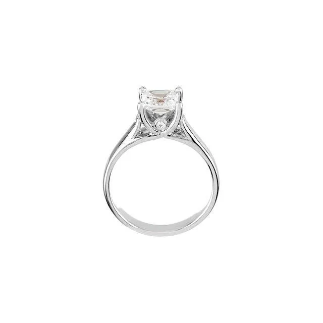 Rings GB 155 Carat Prong Setting Princess Natural Earth Mined Diamond Solitaire Ring Rings GB 155 Carat Prong Setting Princess Natural Earth Mined Diamond Solitaire Ring