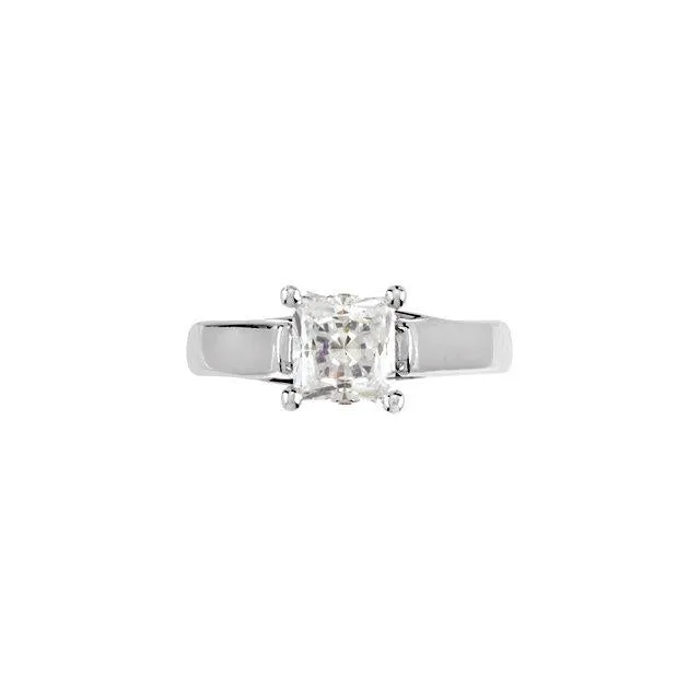 Rings GB 155 Carat Prong Setting Princess Natural Earth Mined Diamond Solitaire Ring Rings GB 155 Carat Prong Setting Princess Natural Earth Mined Diamond Solitaire Ring