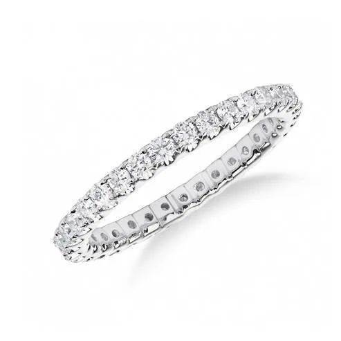 Rings GB Prong Set Round Cut 165 Ct Natural Earth Mined Diamond Women Engagement Band WG 14K Rings GB Prong Set Round Cut 165 Ct Natural Earth Mined Diamond Women Engagement Band WG 14K