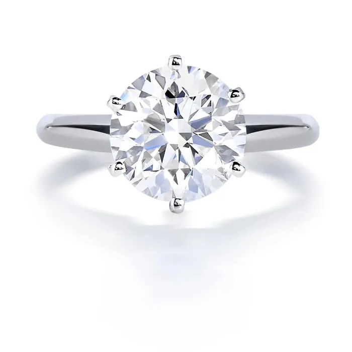 Rings GB Solitaire 150 Carat Women Natural Earth Mined Diamond Wedding Ring White Gold 14K Rings GB Solitaire 150 Carat Women Natural Earth Mined Diamond Wedding Ring White Gold 14K