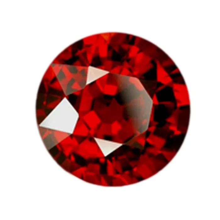 Rings GB Sparkling 35 Carat Si Red Loose Ruby Sparkling Round Cut