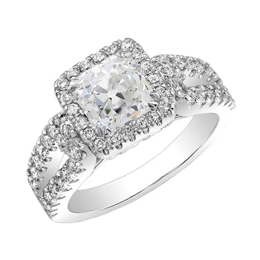 Rings HarryChadEntcom Cushion Halo Ring Old Miner Genuine Natural Earth Mined Diamond Split Shank Jewelry 475 Carats Rings HarryChadEntcom Cushion Halo Ring Old Miner Genuine Natural Earth Mined Diamond Split Shank Jewelry 475 Carats