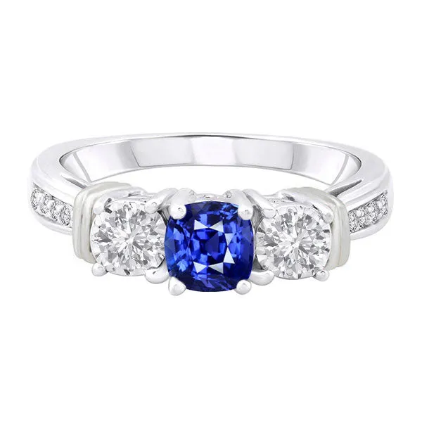 Rings HarryChadEntcom Gold Gemstone Cushion Sapphire Ring 250 Carats 3 Stone Style Natural Earth Mined Diamond Rings HarryChadEntcom Gold Gemstone Cushion Sapphire Ring 250 Carats 3 Stone Style Natural Earth Mined Diamond