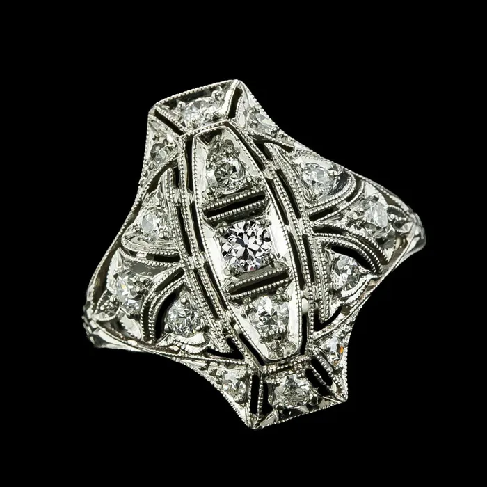 Rings HarryChadEntcom Like La Belle Epoque Jewelry Old Mine Cut Natural Earth Mined Diamond Ring With Accents Rings HarryChadEntcom Like La Belle Epoque Jewelry Old Mine Cut Natural Earth Mined Diamond Ring With Accents