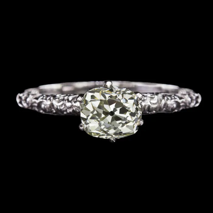 Rings HarryChadEntcom Solitaire Ring Cushion Old Miner Genuine Natural Earth Mined Diamond Gold Vintage Style 3 Carats Rings HarryChadEntcom Solitaire Ring Cushion Old Miner Genuine Natural Earth Mined Diamond Gold Vintage Style 3 Carats