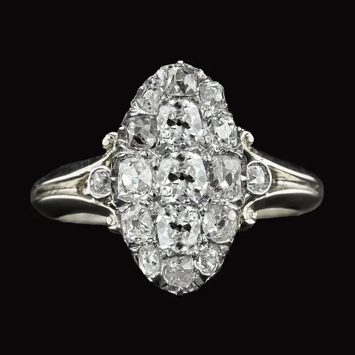 Rings HarryChadEntcom Vintage Style Halo Ring Round Old Miner Natural Earth Mined Diamond Jewelry 650 Carats Rings HarryChadEntcom Vintage Style Halo Ring Round Old Miner Natural Earth Mined Diamond Jewelry 650 Carats