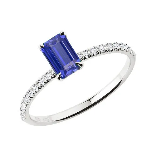 Rings Sparkling Natural Earth Mined Diamond Ring Emerald Cut Srilankan Sapphire 2 Carats Prongs HarryChadEntcom Rings Sparkling Natural Earth Mined Diamond Ring Emerald Cut Srilankan Sapphire 2 Carats Prongs HarryChadEntcom