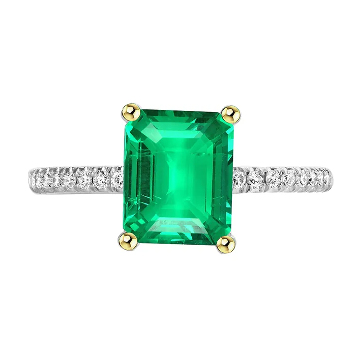 Rings Womens Gemstone Jewelry Green Emerald Ring HarryChadEntcom
