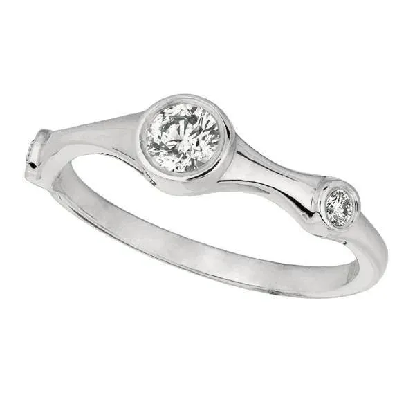 Round Natural Earth Mined Diamond 060 Carats Bubble Ring White Gold 14K Bezel Setting GB Rings Round Natural Earth Mined Diamond 060 Carats Bubble Ring White Gold 14K Bezel Setting GB Rings