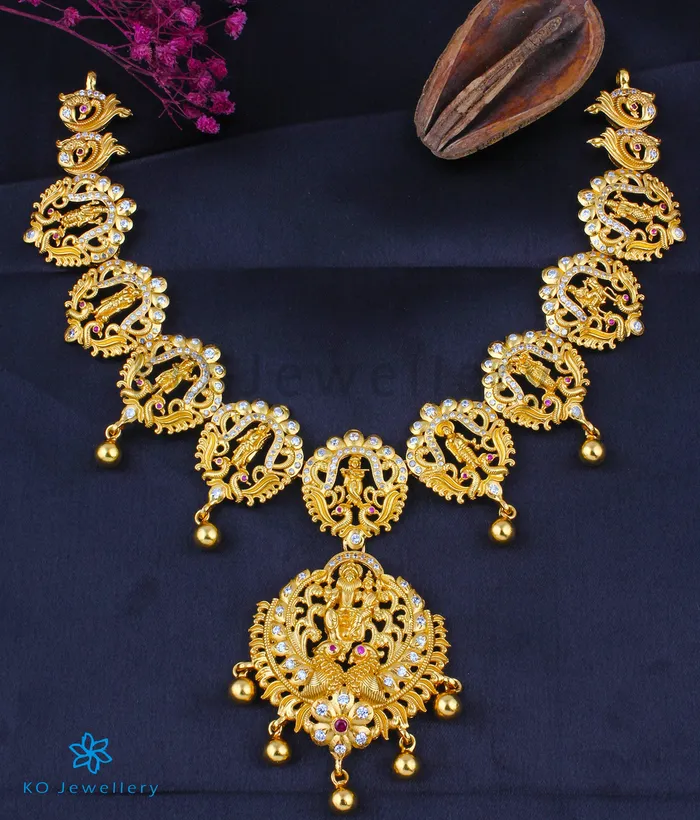 Silversmith Necklaces The Dashavatara Silver Necklace Bridal Set