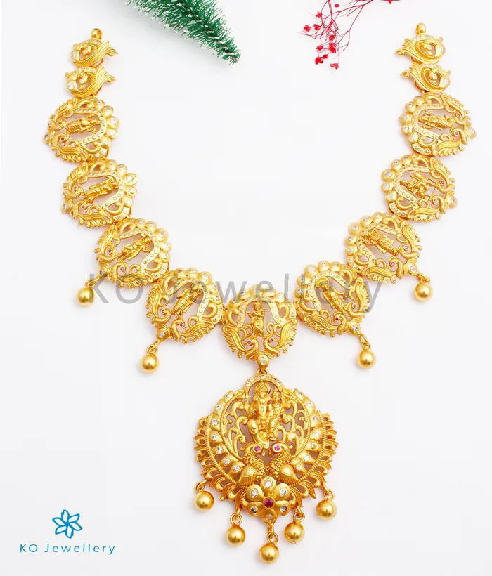 Silversmith Necklaces The Dashavatara Silver Necklace Bridal Set