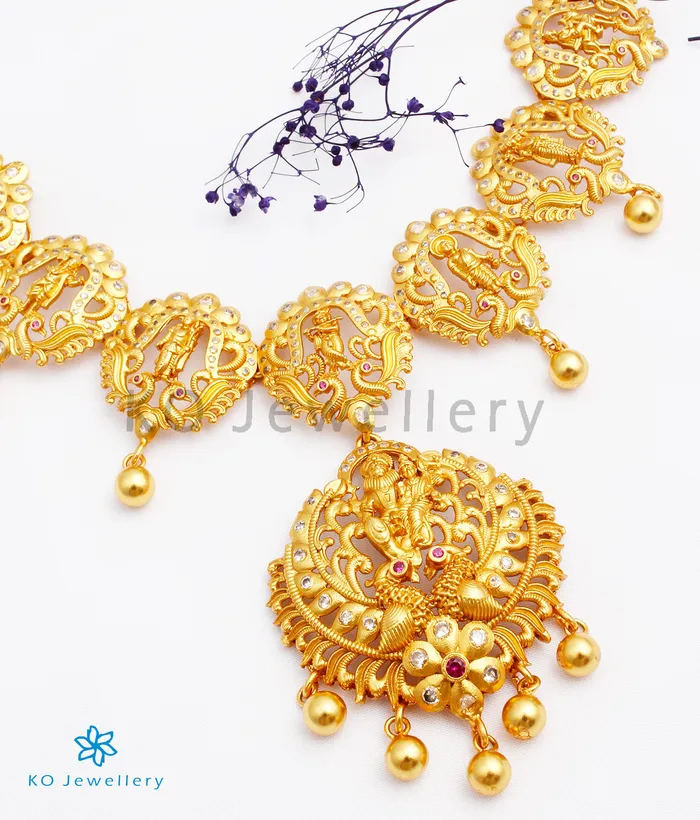 Silversmith Necklaces The Dashavatara Silver Necklace Bridal Set